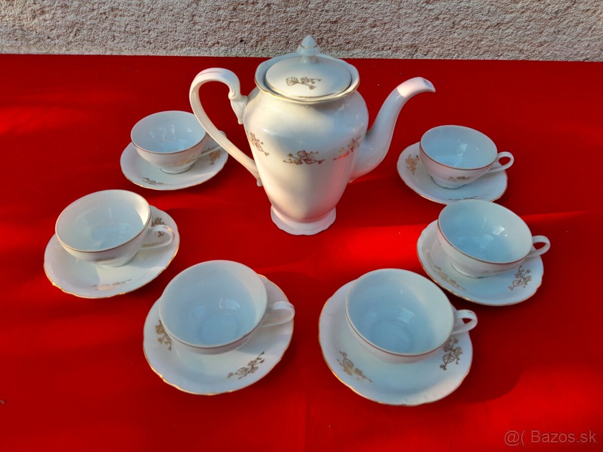 Kávová porcelánová súprava Olympia.