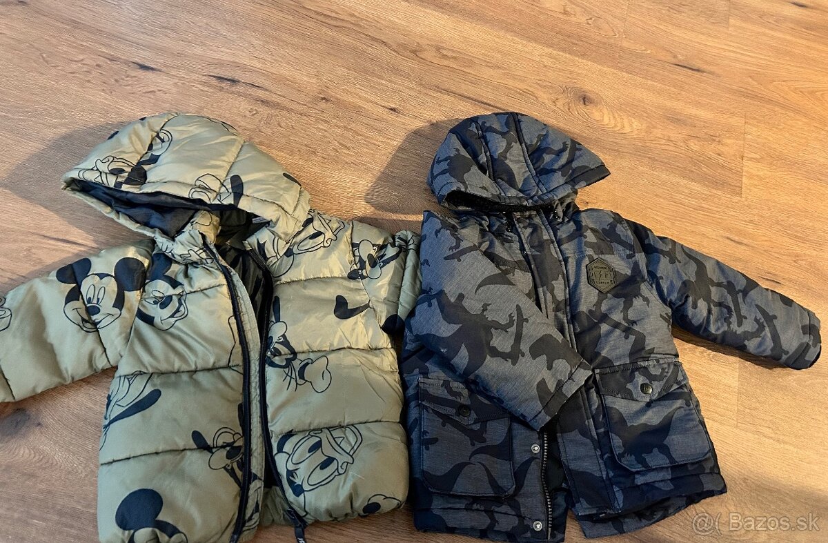 Predám chlapčenské zimné bundy V.92