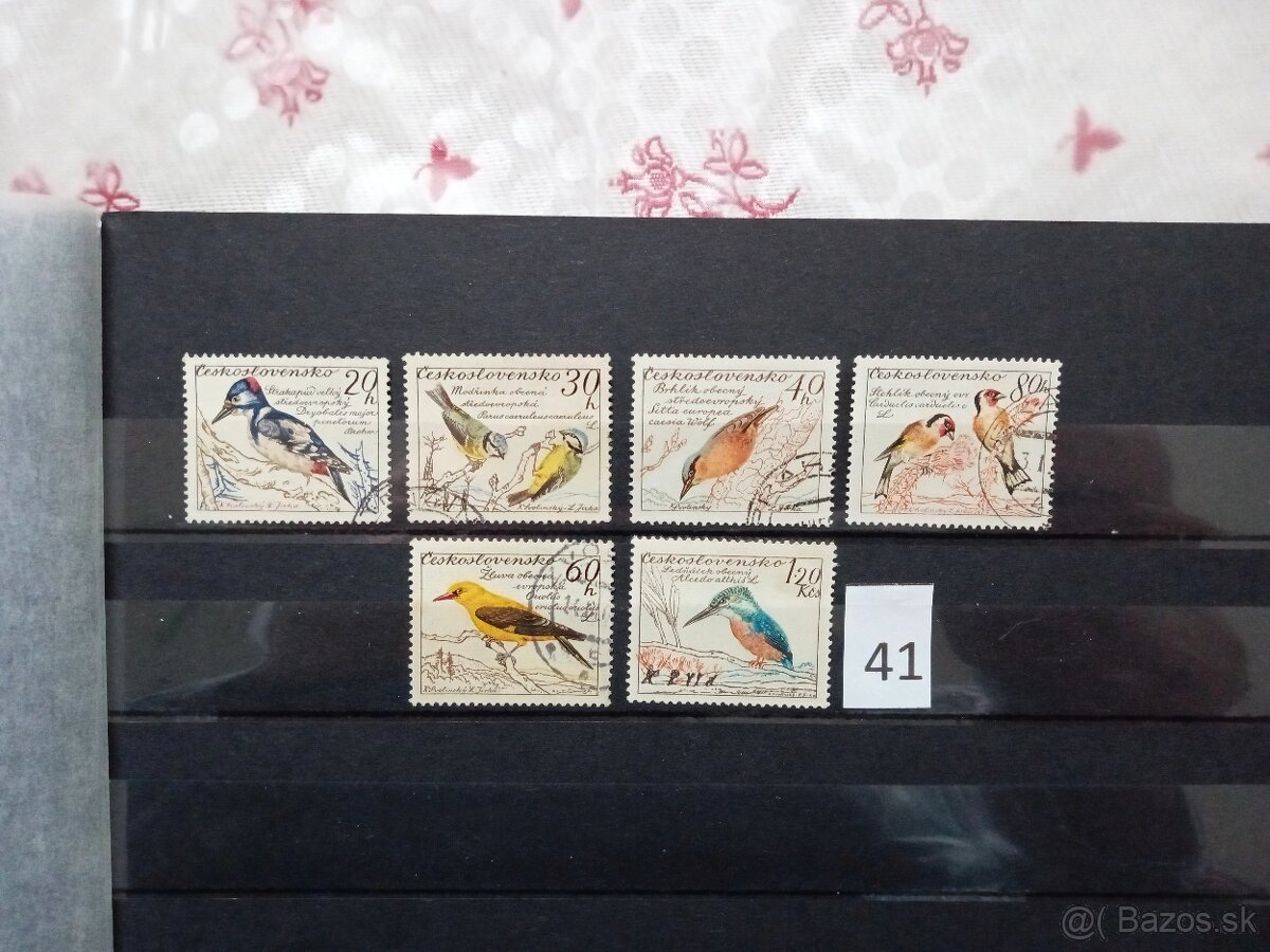 Poštové známky č.435 - ČESKOSLOVENSKO III - 18 sérií