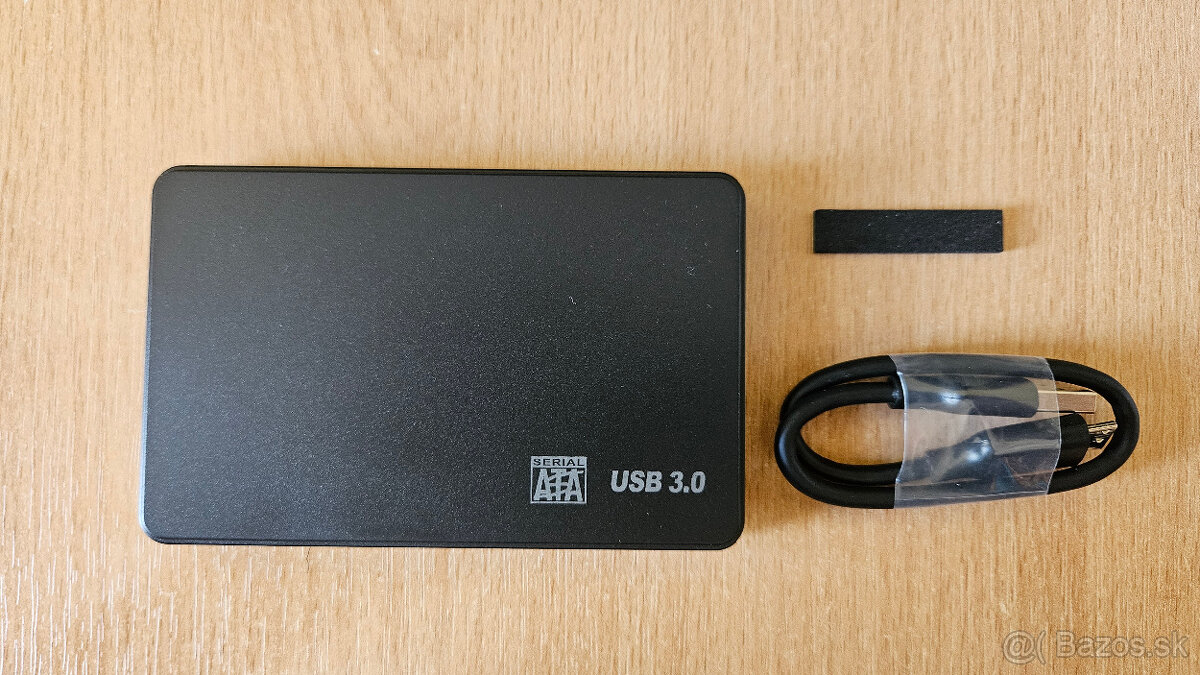 Externý BOX USB3.0 na 2.5'' SATA HDD/SSD - čierny