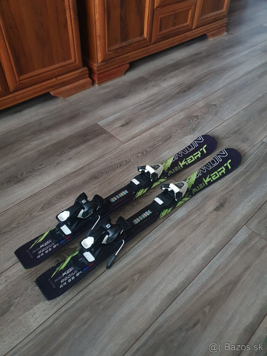 Predam detske lyze SALOMON Mini KORT,dlzka 90 cm