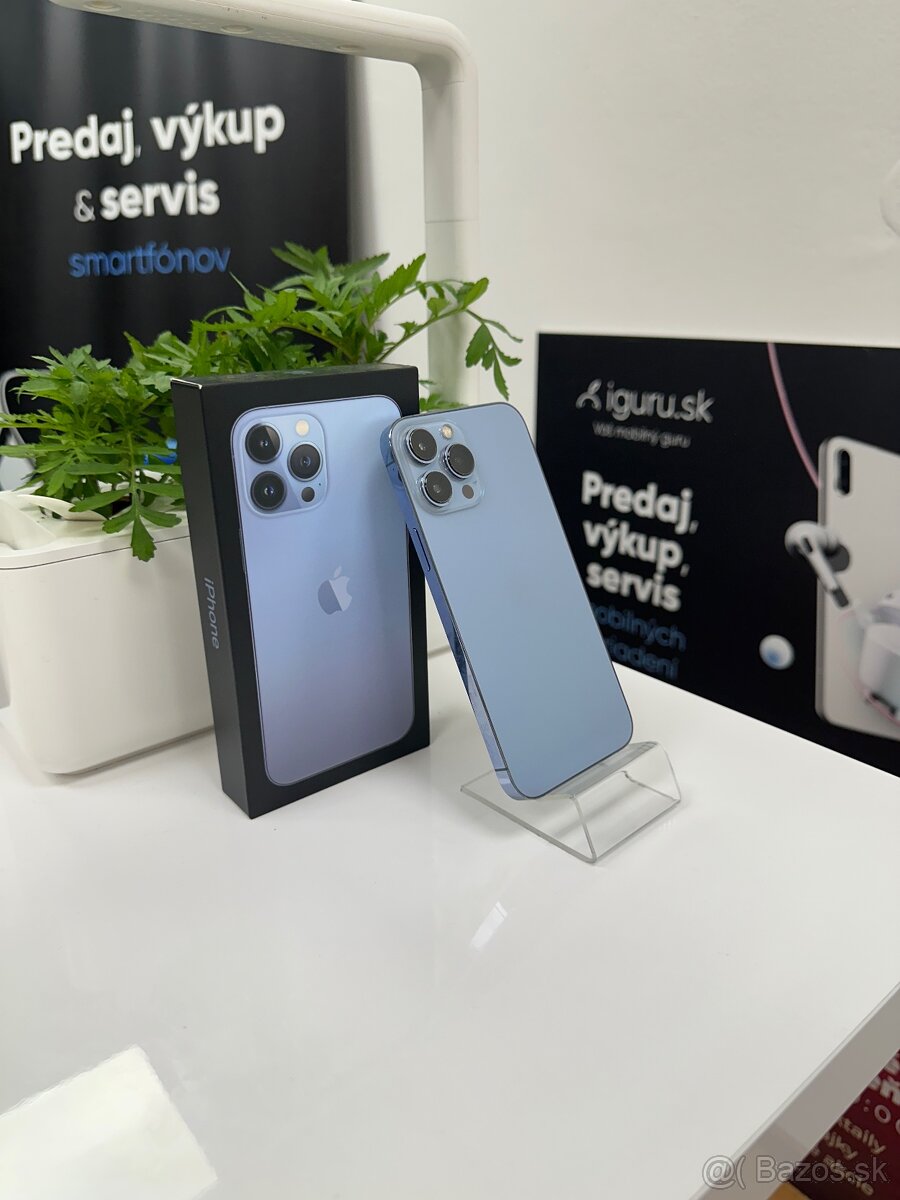 Apple iPhone 13 PRO MAX 128GB Blue Batéria 100%