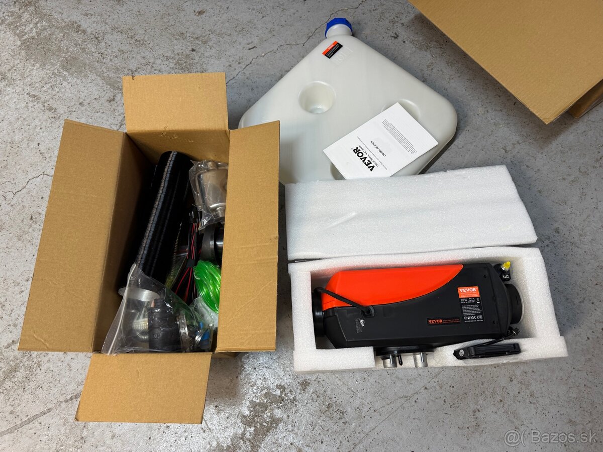 Vevor nezavisle kurenie 8kw bluetooth