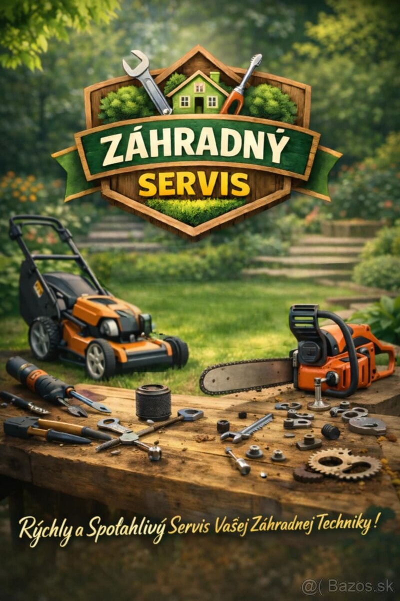 servis záhradnej techniky