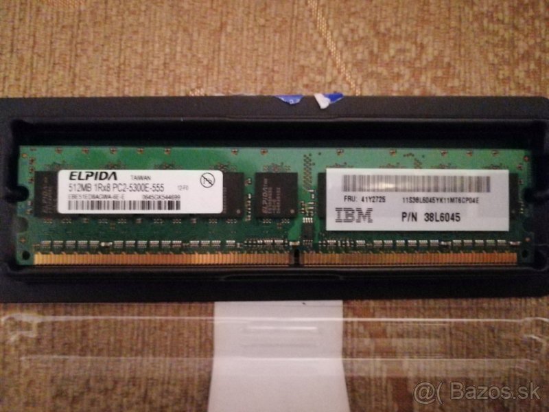 Rozne RAM 512MB DDR2 ECC do Servera alebo PC