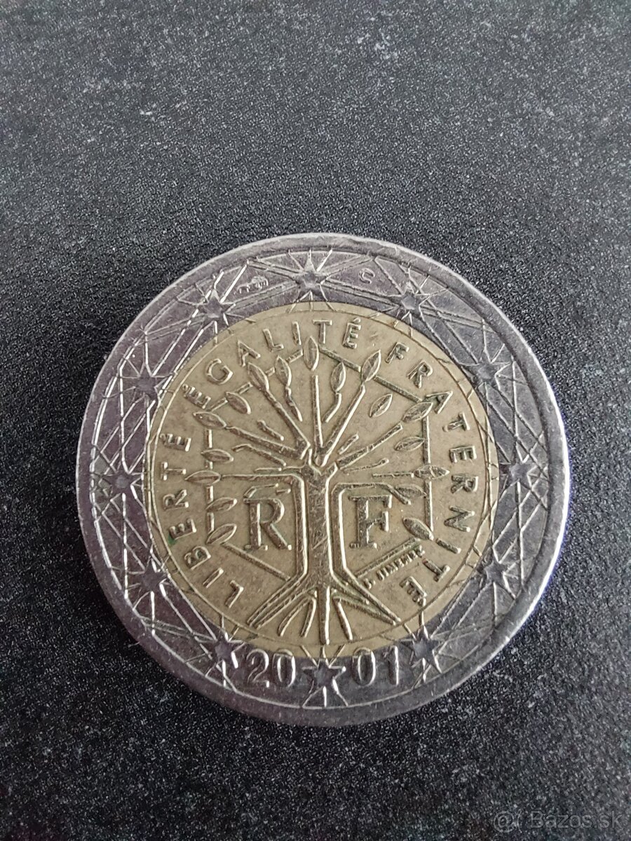 2€ minca Francie 2001