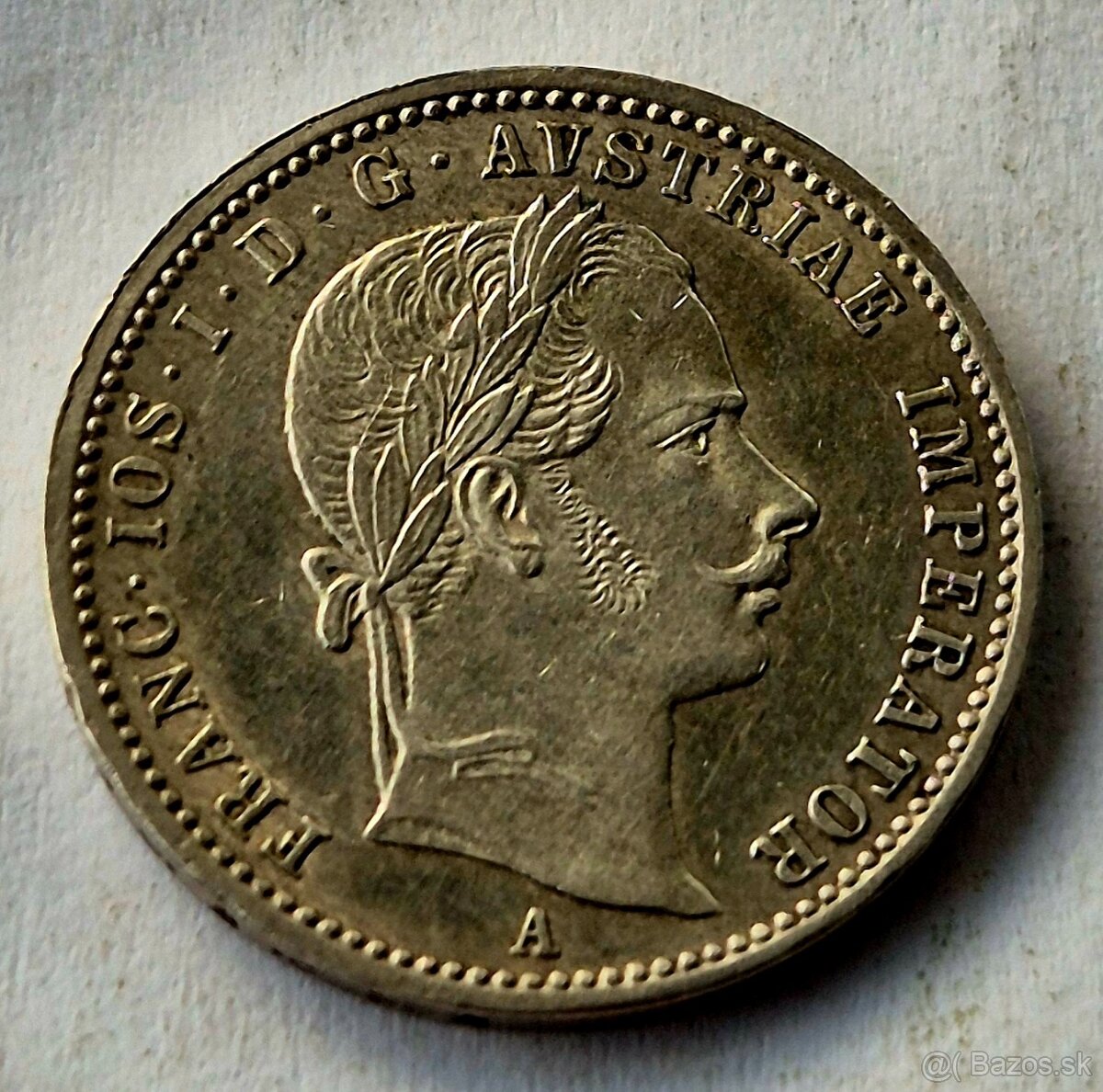1/4 Zlatník 1858 A František Jozef I.