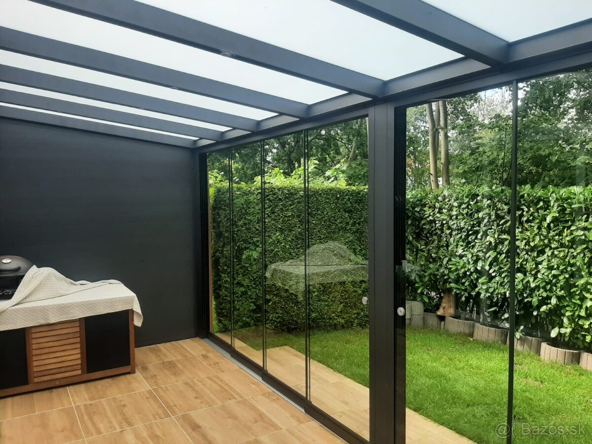 Hliníková pergola na mieru