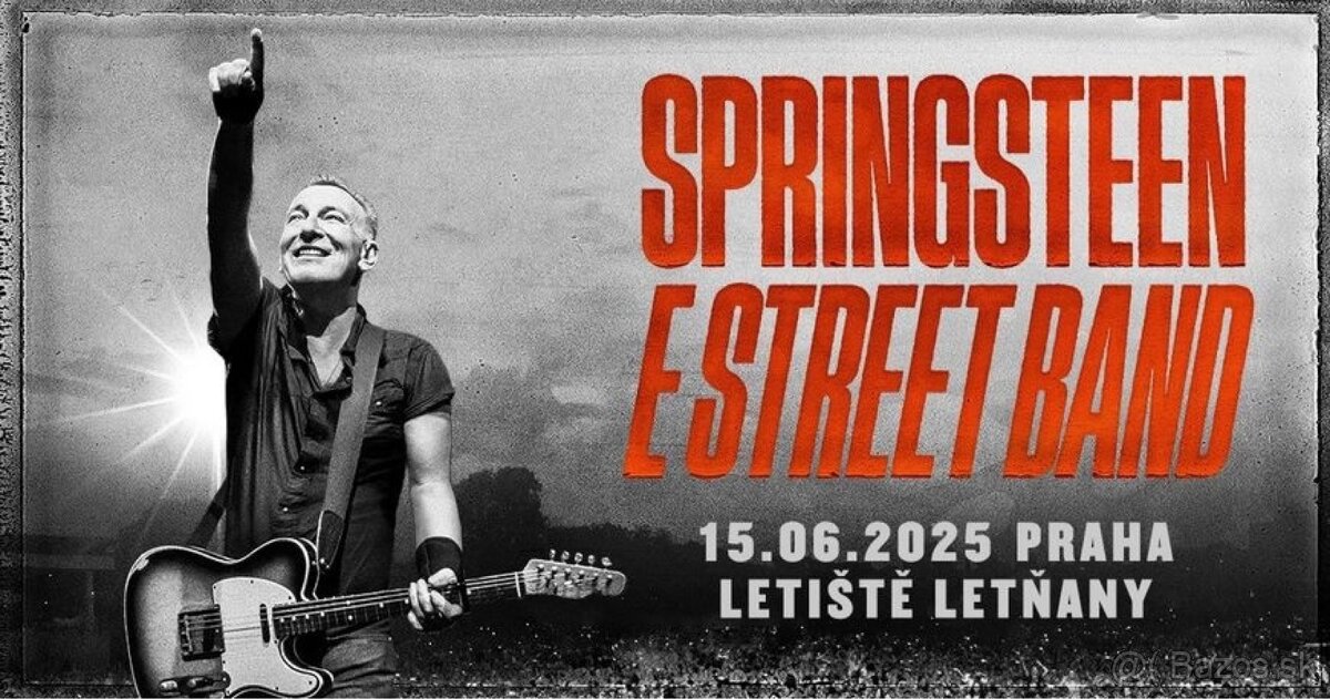 Bruce Springsteen - vstupenky Praha
