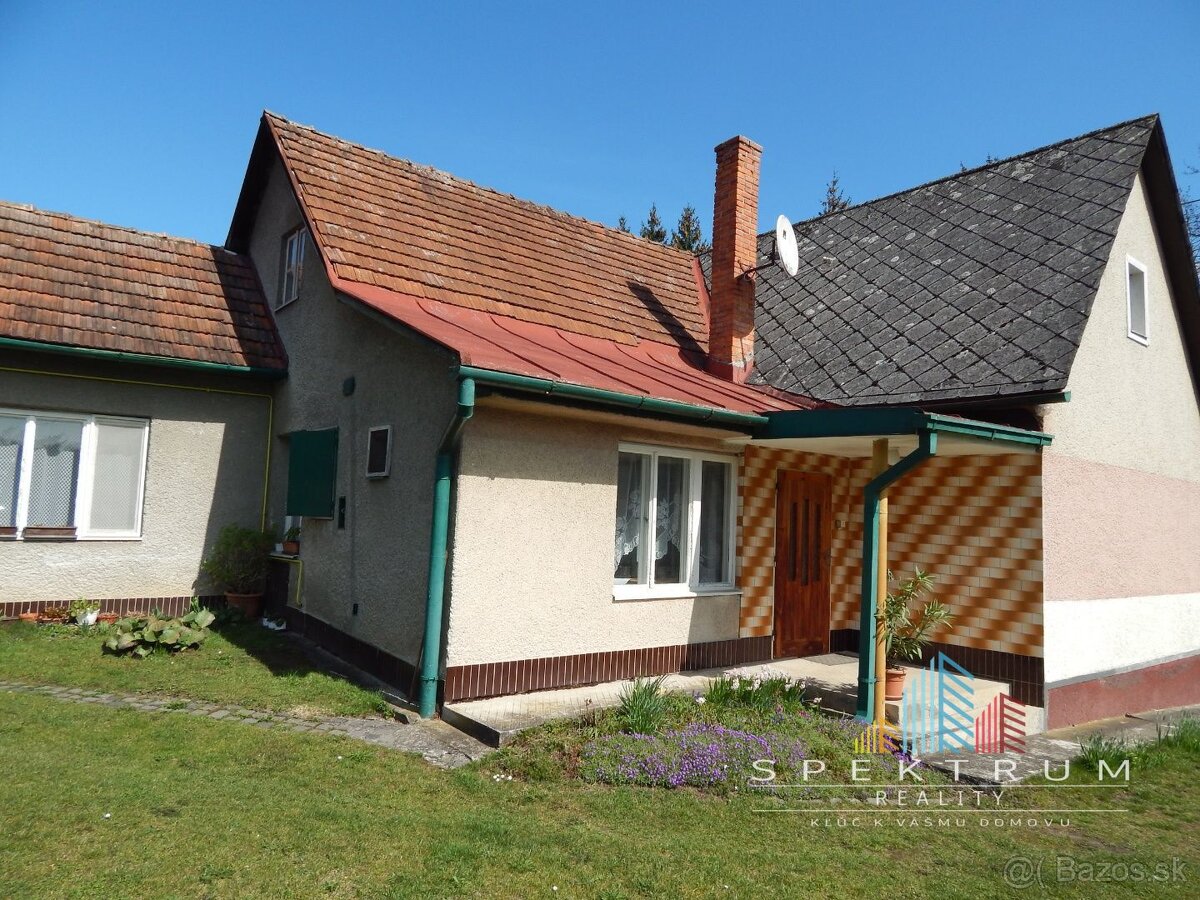 SPEKTRUM REALITY - Na Predaj 3-izbový rodinný dom s pozemkom
