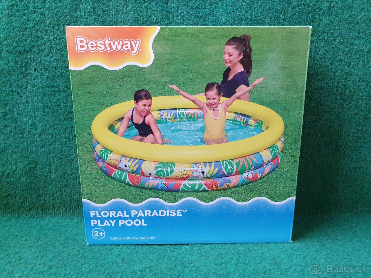 BESTWAY BAZÉN FLORAL PARADISE 168 X 38 CM