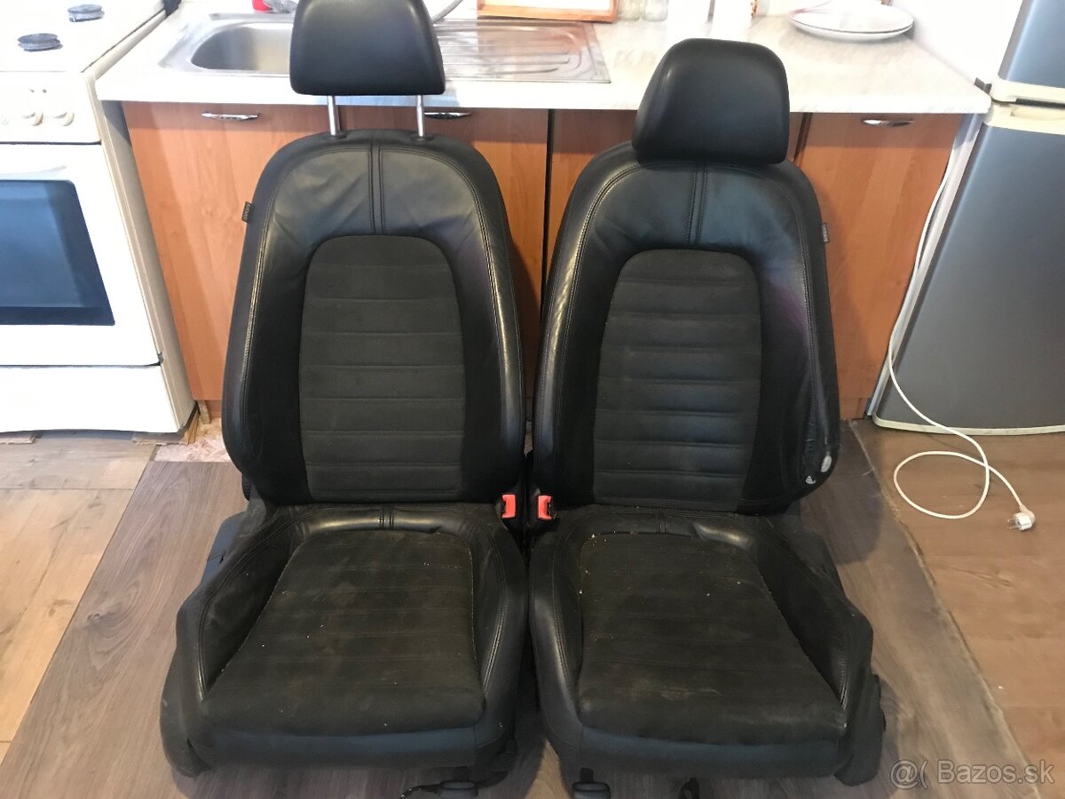 Sedačky kožené vyhrievané Passat b6