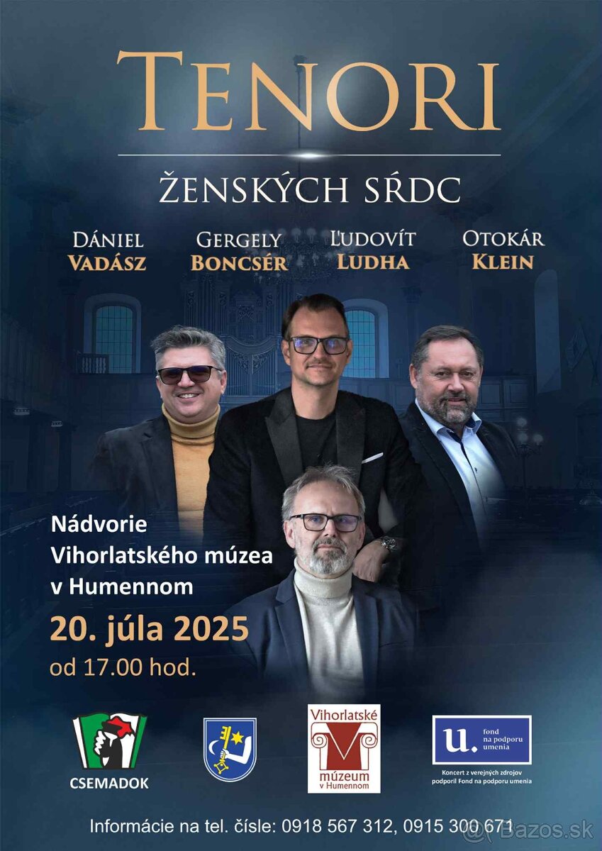 Predám lístky na vystúpenie