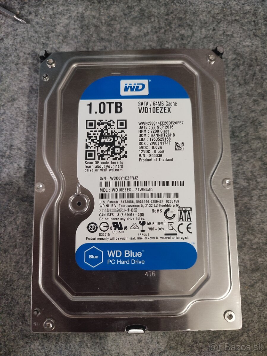 Hdd 1TB WD10EZEX