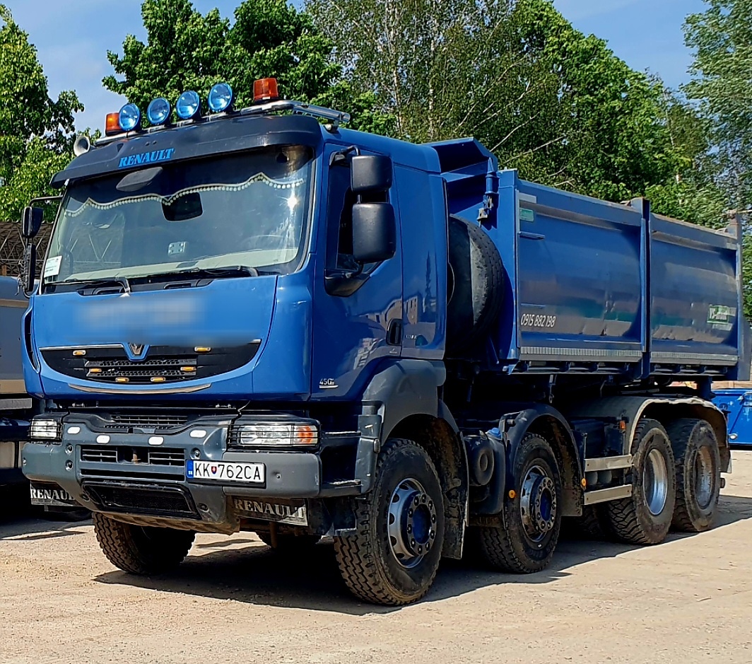Renault Kerax 450 8x4 sklápač/vyklápač