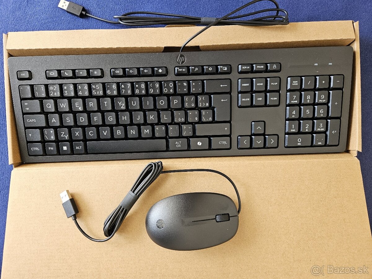 Klávesnica + myš HP