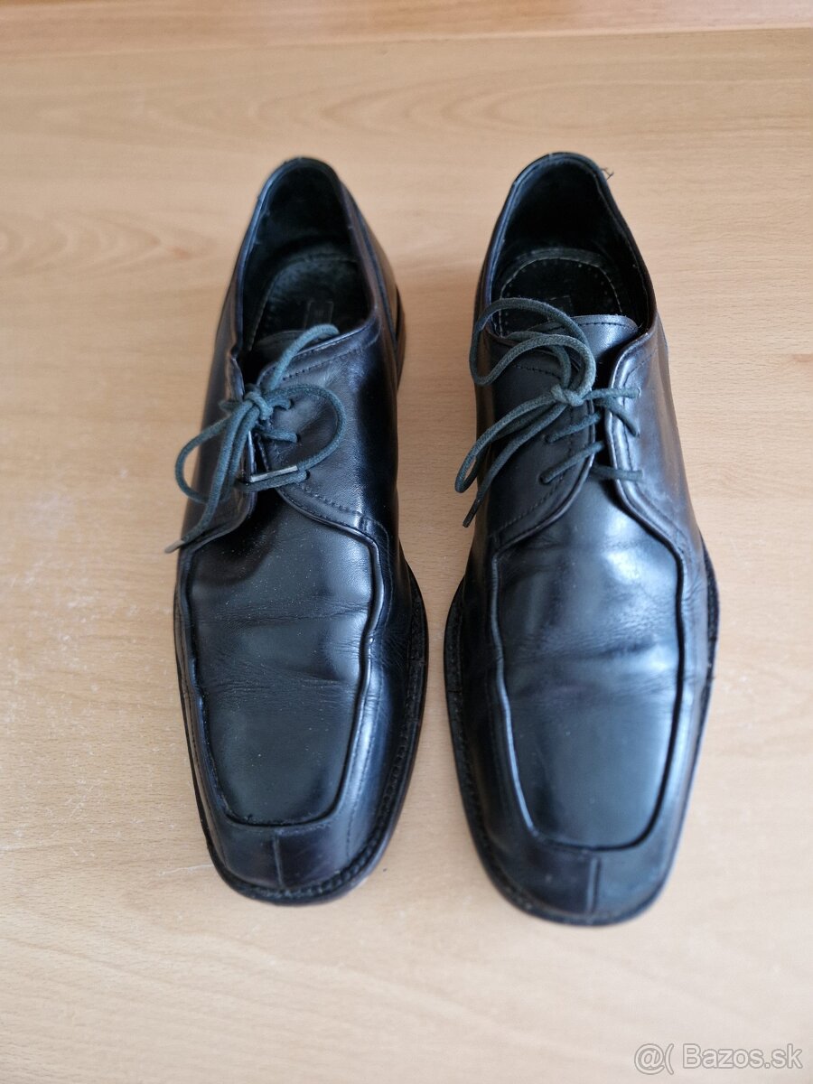 5 ks topánky pánske kožené, dĺžka 29 cm