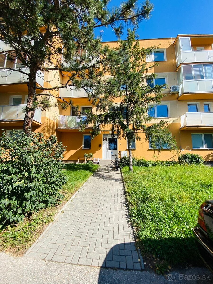 Veľký 2-izbový byt s balkónom a pivnicou vo Svätom Jure