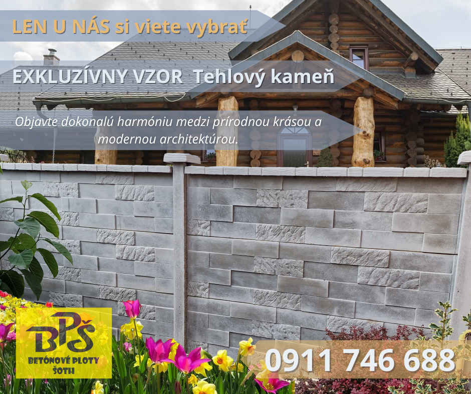 Certifikované betónové ploty