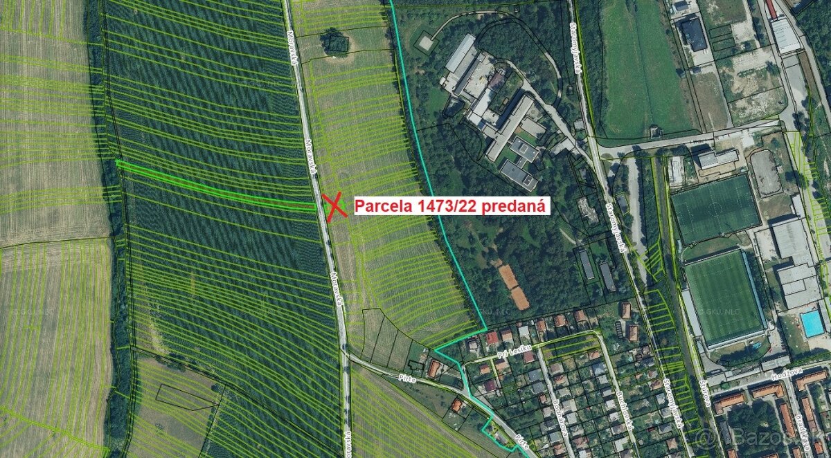 Orná pôda v katastri obce Myjava - 1895 m2