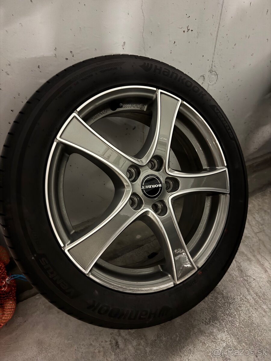 DISKY BORBET R17 + PNEU HANKOOK