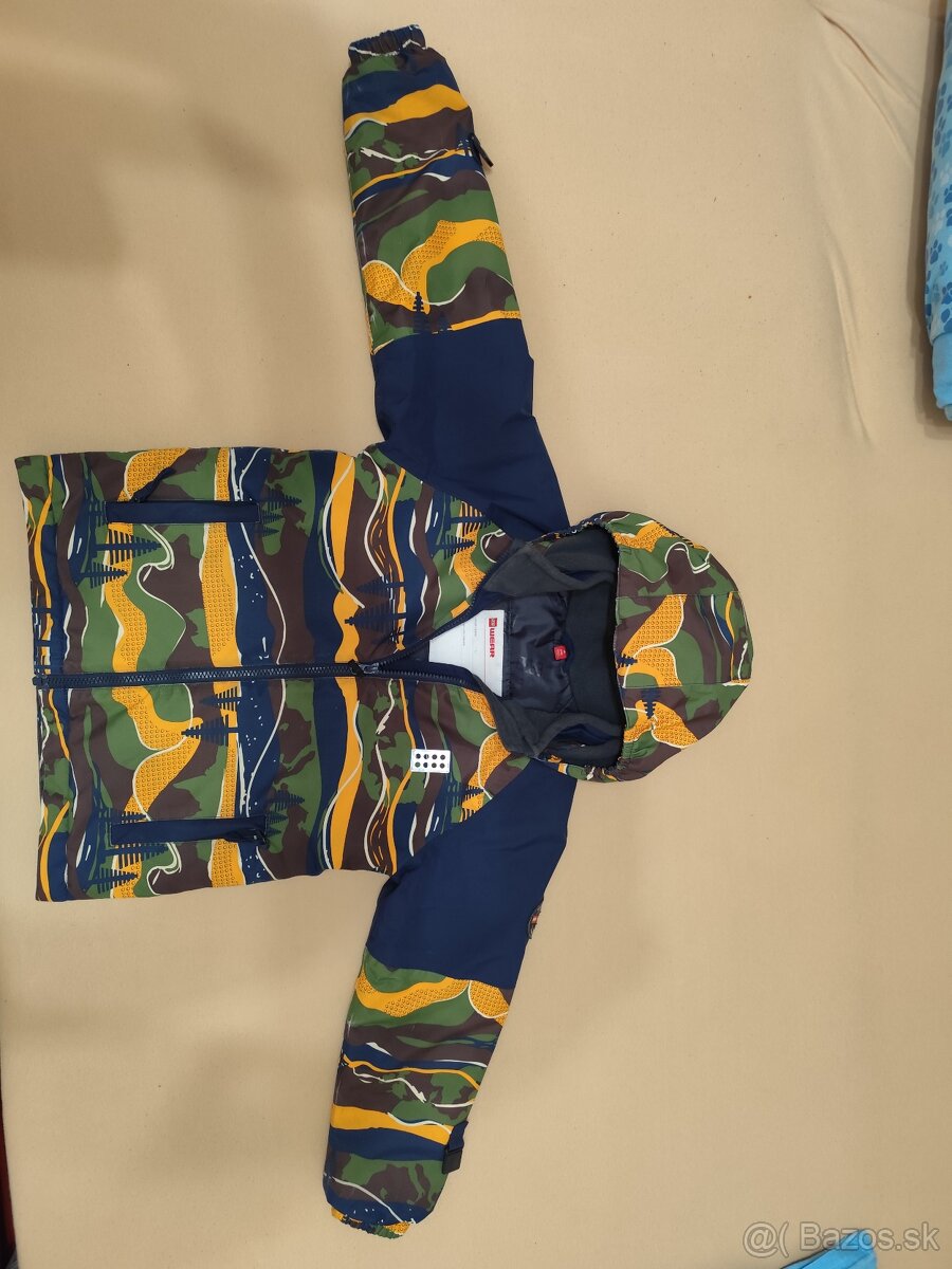 Detská zimná bunda LEGO veľkosť 116