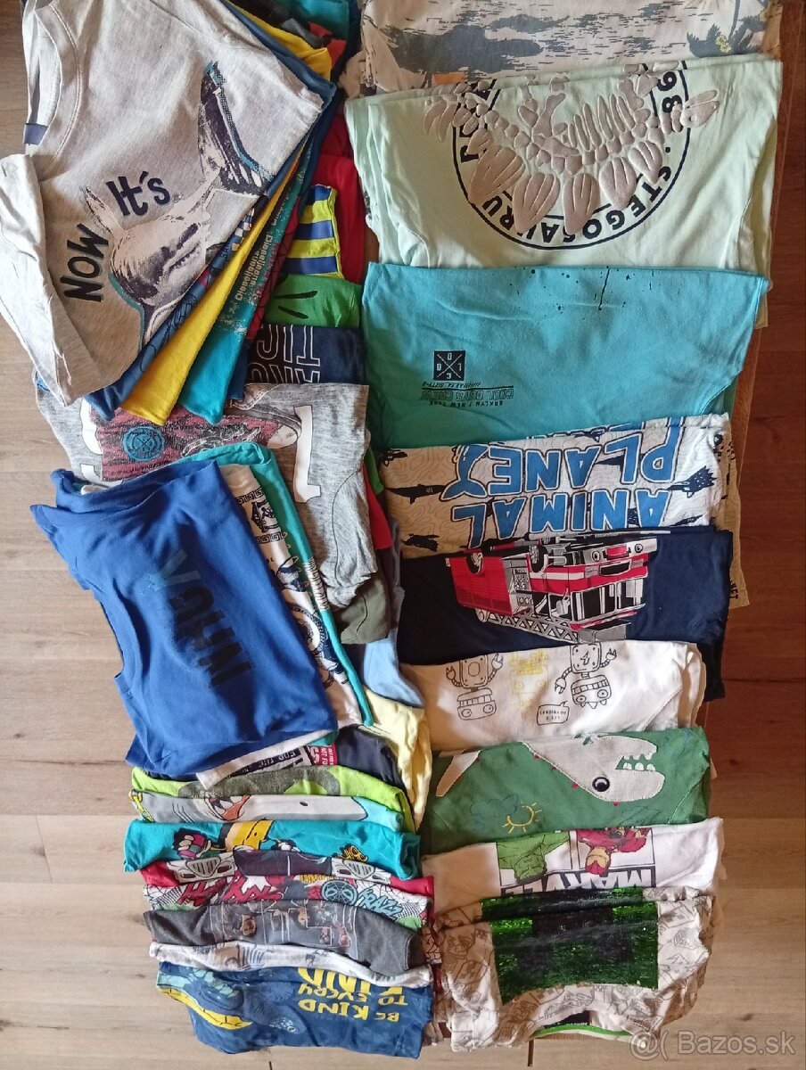 Dvojičky mikiny tričká 110-128 60ks