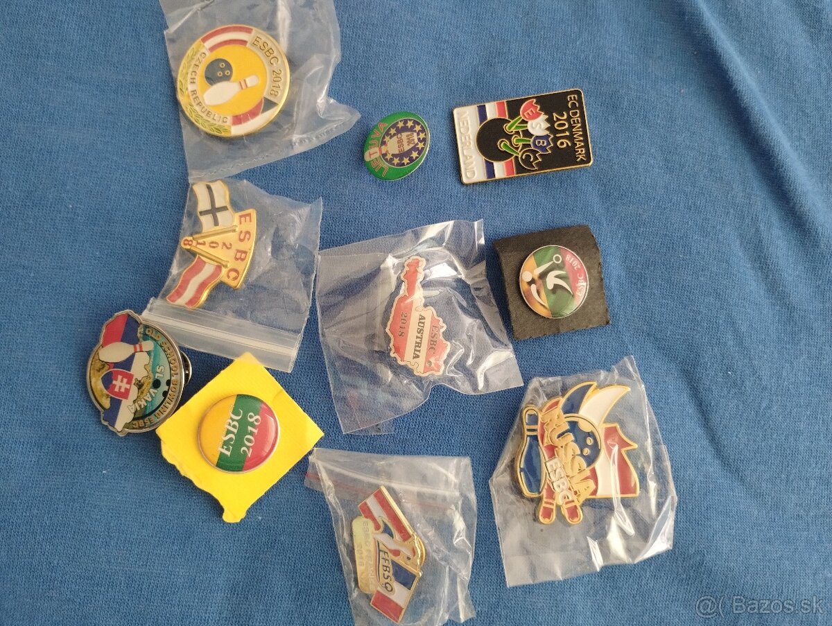 Športové  a iné rôzne  odznaky