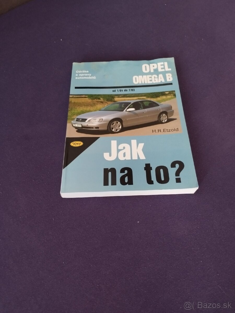 Predám príručku Opel omega b