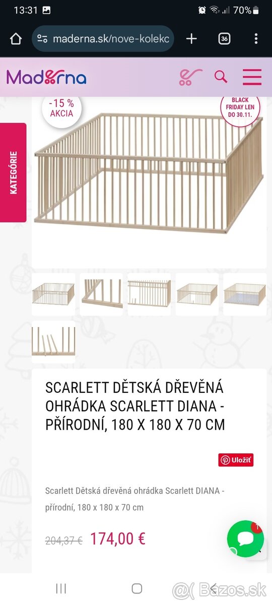 Detska ohradka + hracia podlozka