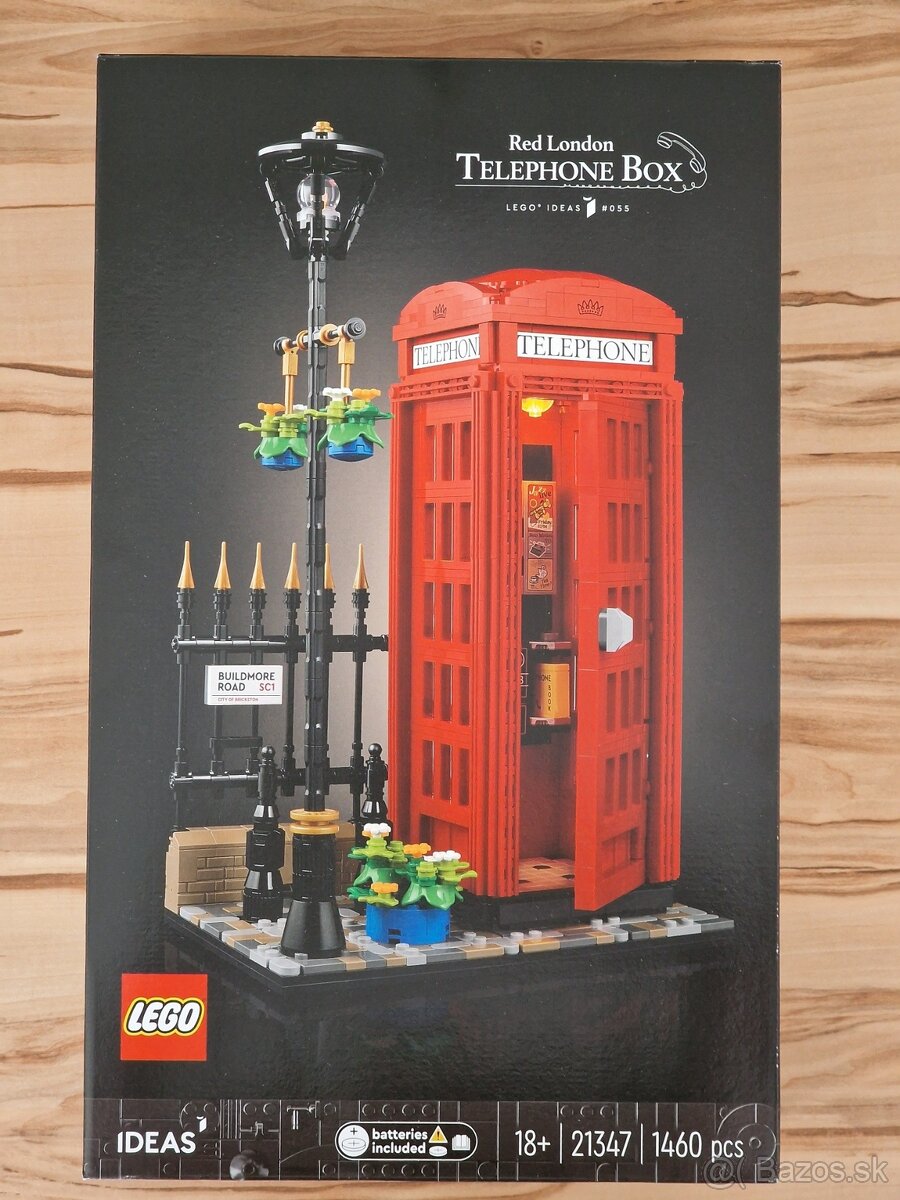 Lego 21347 Červená londýnska telefónna búdka