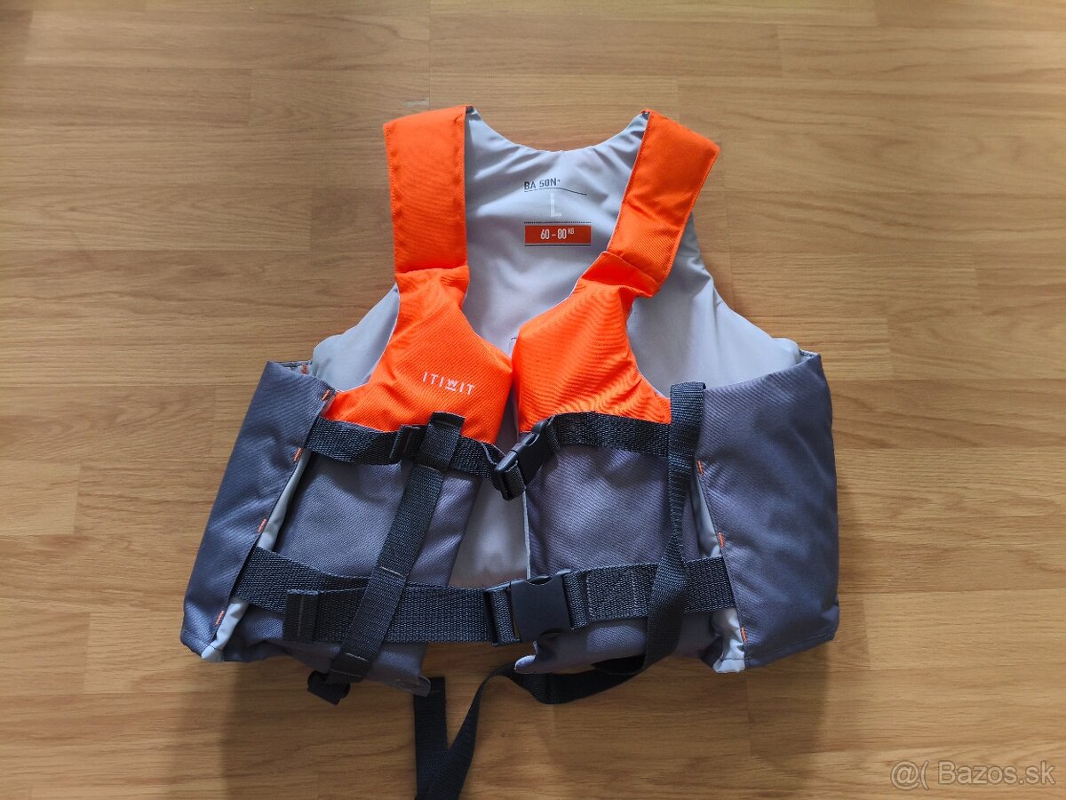 80kg - Pomocná plávacia vesta 50N+ na kajak, paddleboard