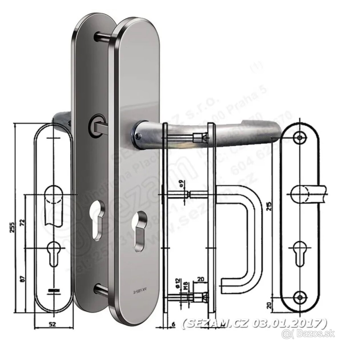 Abloy SX03 bezpečnostné kovanie