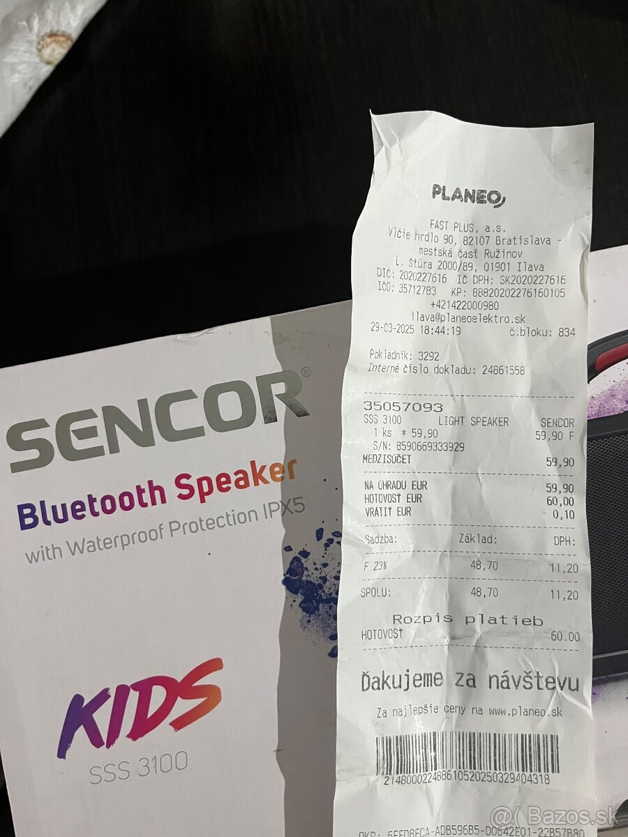Bluetooth reproduktor