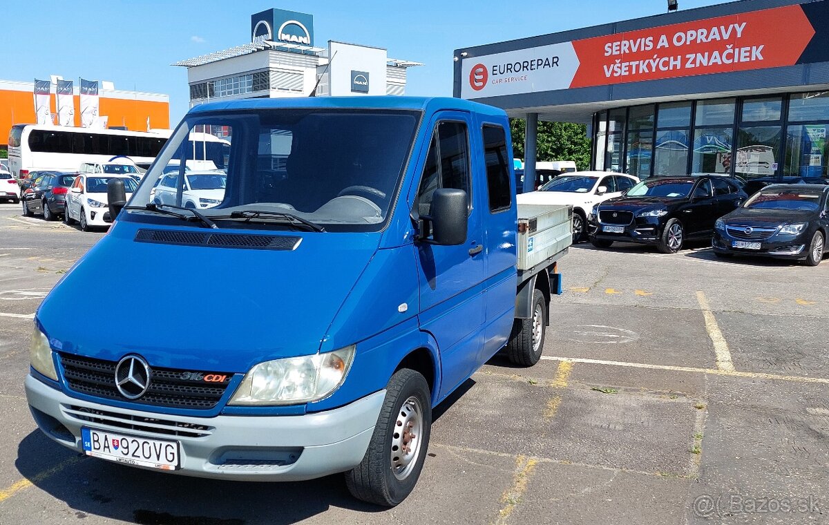 Mercedes-Benz Sprinter 316 CDi 115kW Valník