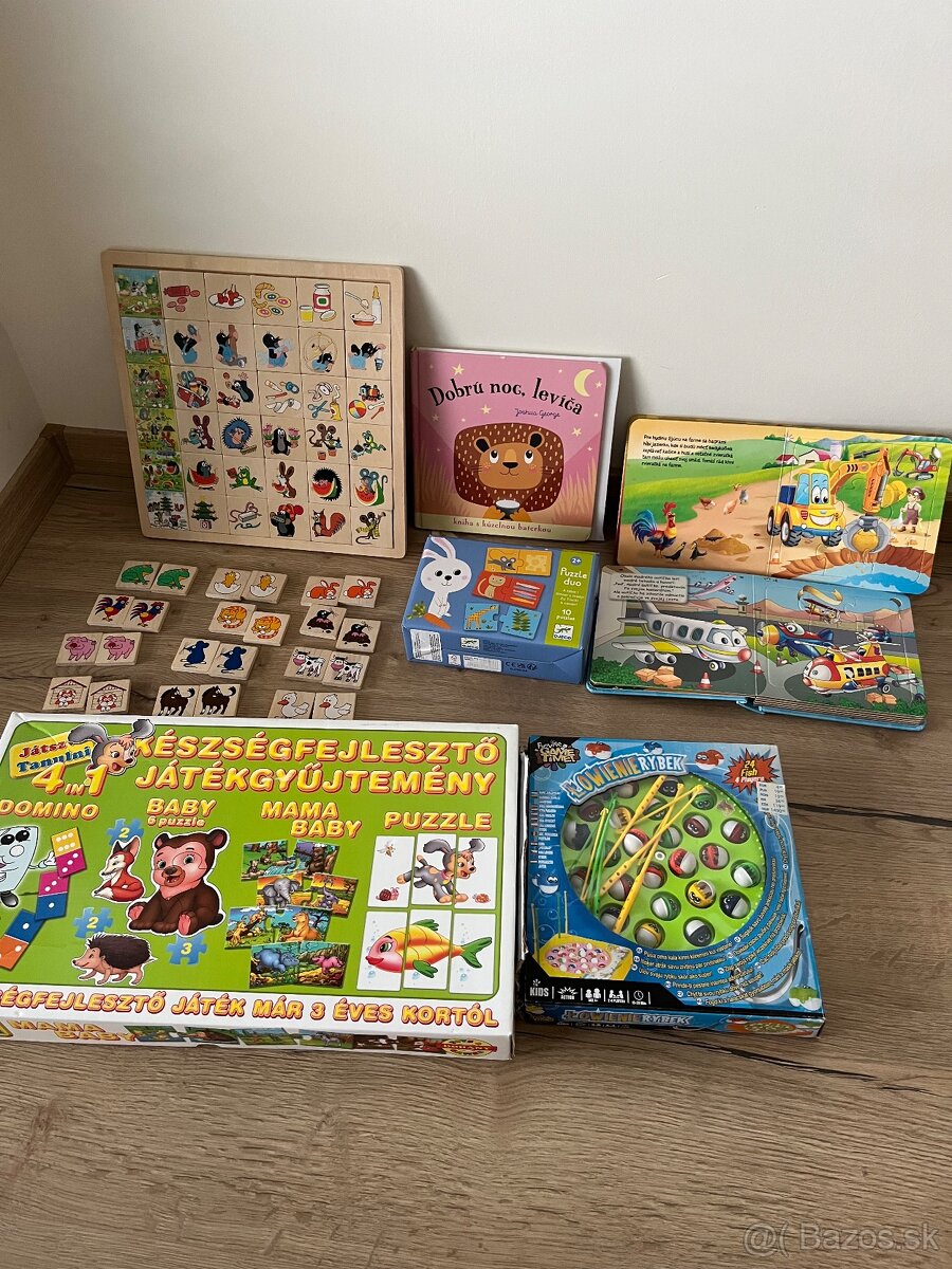 Puzzle, krtko, mix, komplet