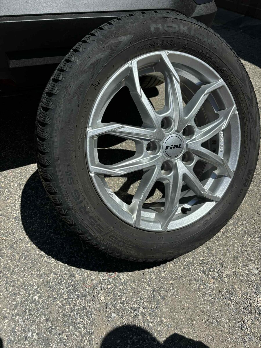 Elektróny RIAL R16 ET50 + Nokian WR D4 205/55/R16