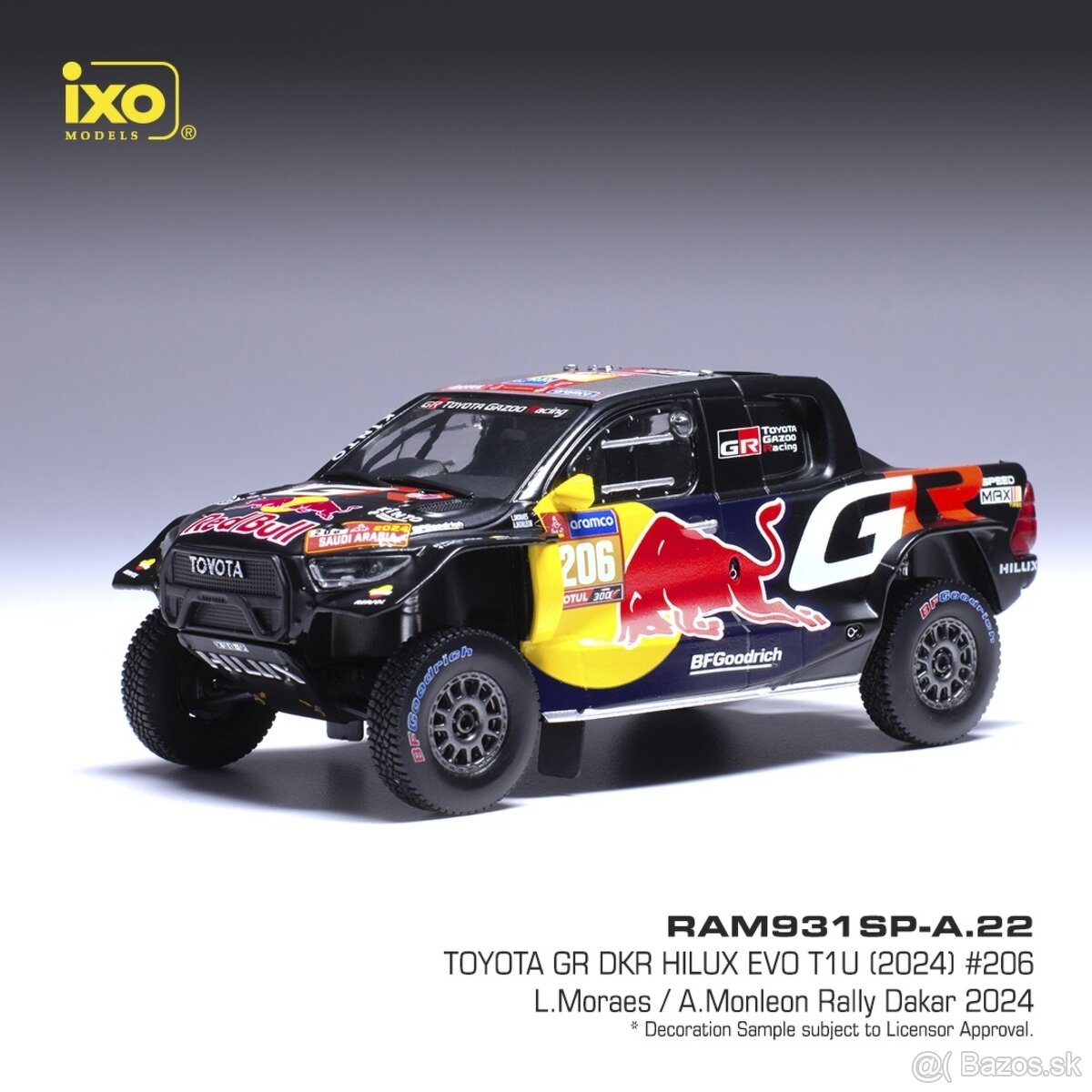 Modely Toyota GR DKR Hilux - Dakar 1:43 IXO