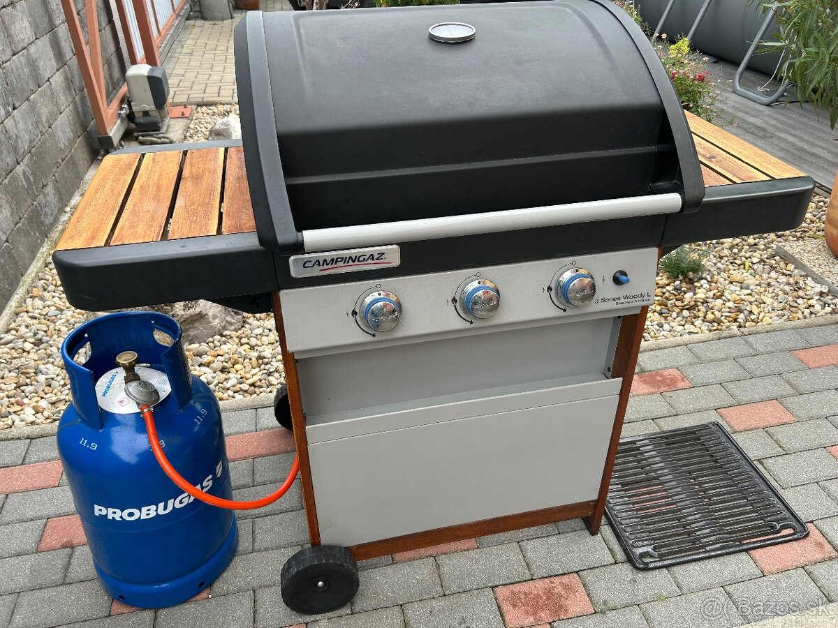 Predám plynový gril CAMPINGAZ 3series Woody L