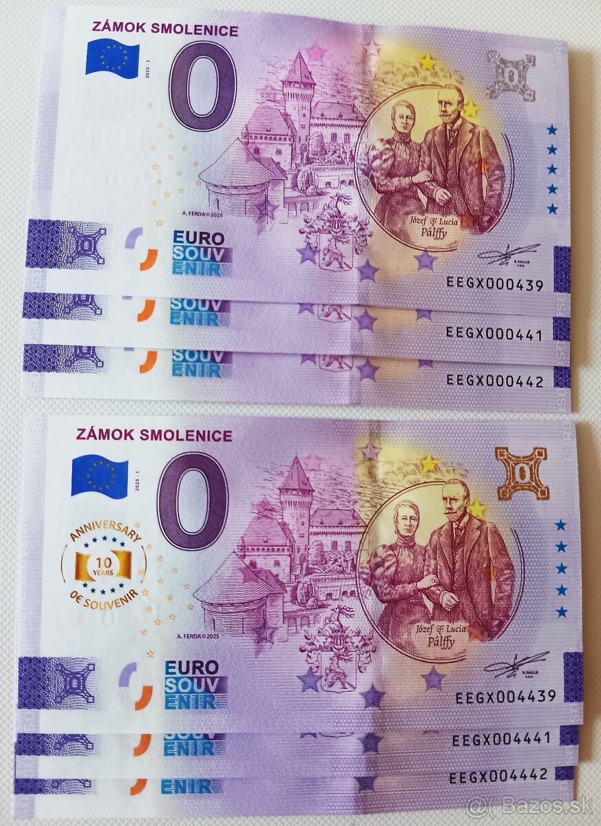 0€ bankovka, 0 eurova bankovka, 0 euro bankovka