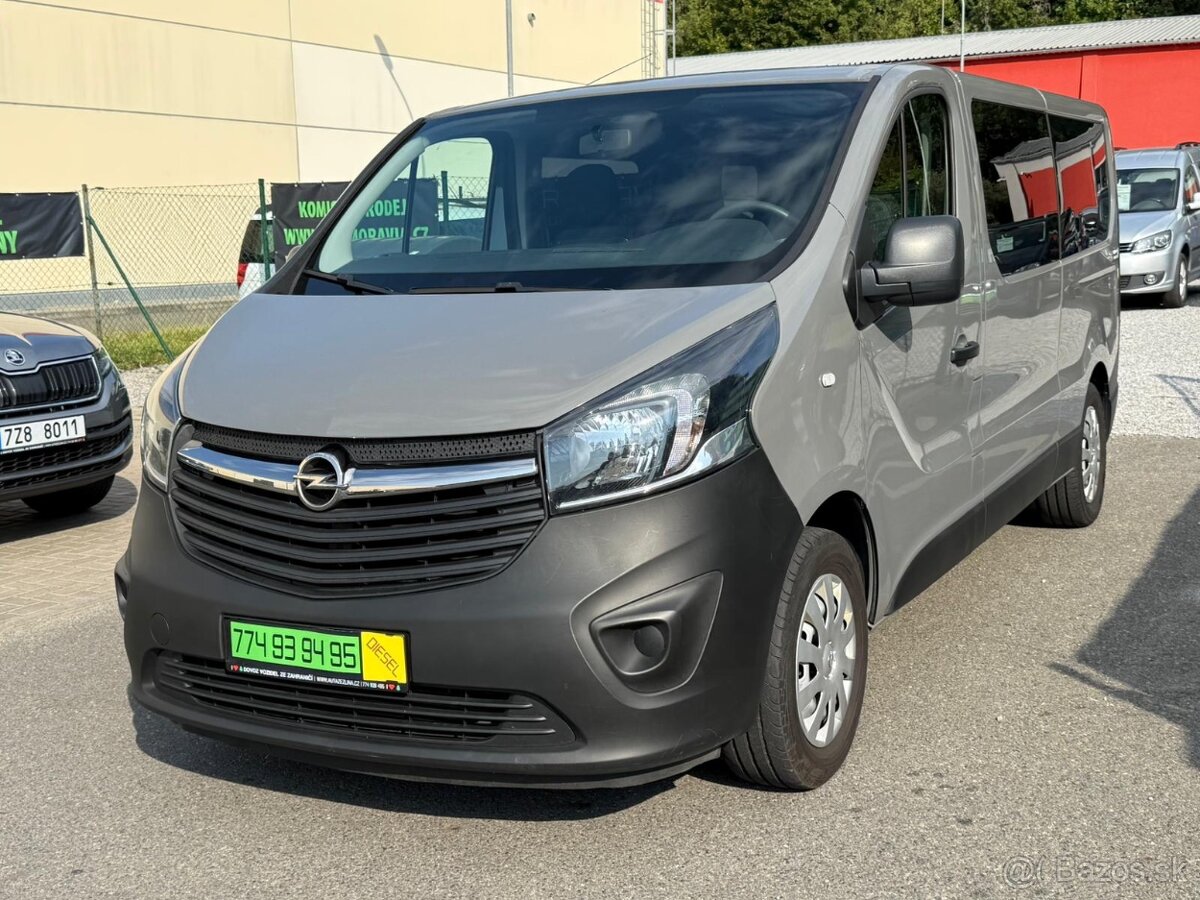 ► OPEL VIVARO 1,6 CDTI BITURBO -92 KW, 9 MÍST, TAŽNÉ ◄