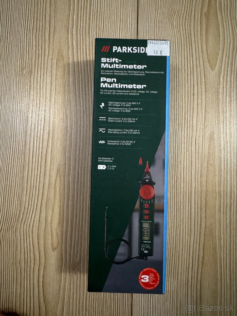 Predám PARKSIDE hrotový multimeter