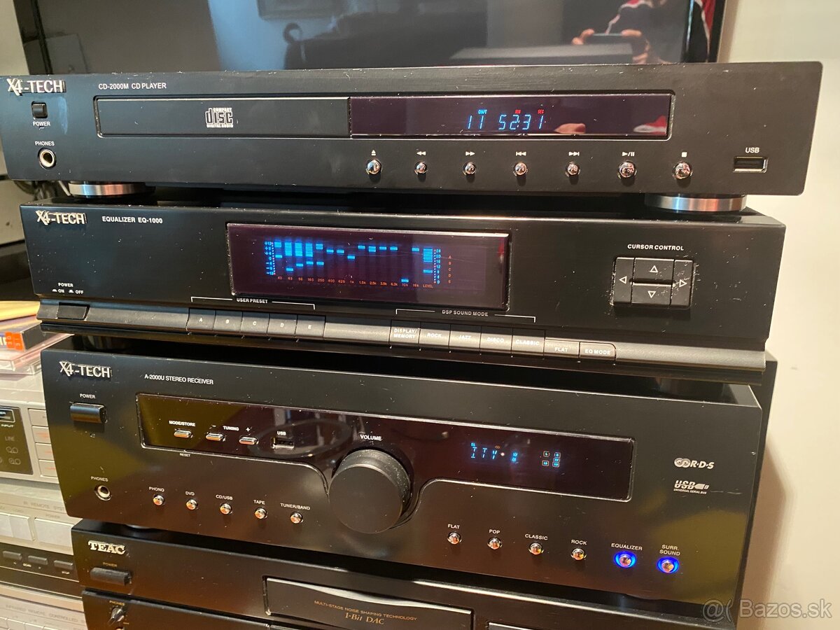 X4Tech veža Reciever/CD/Equalizer veža X4-TECH