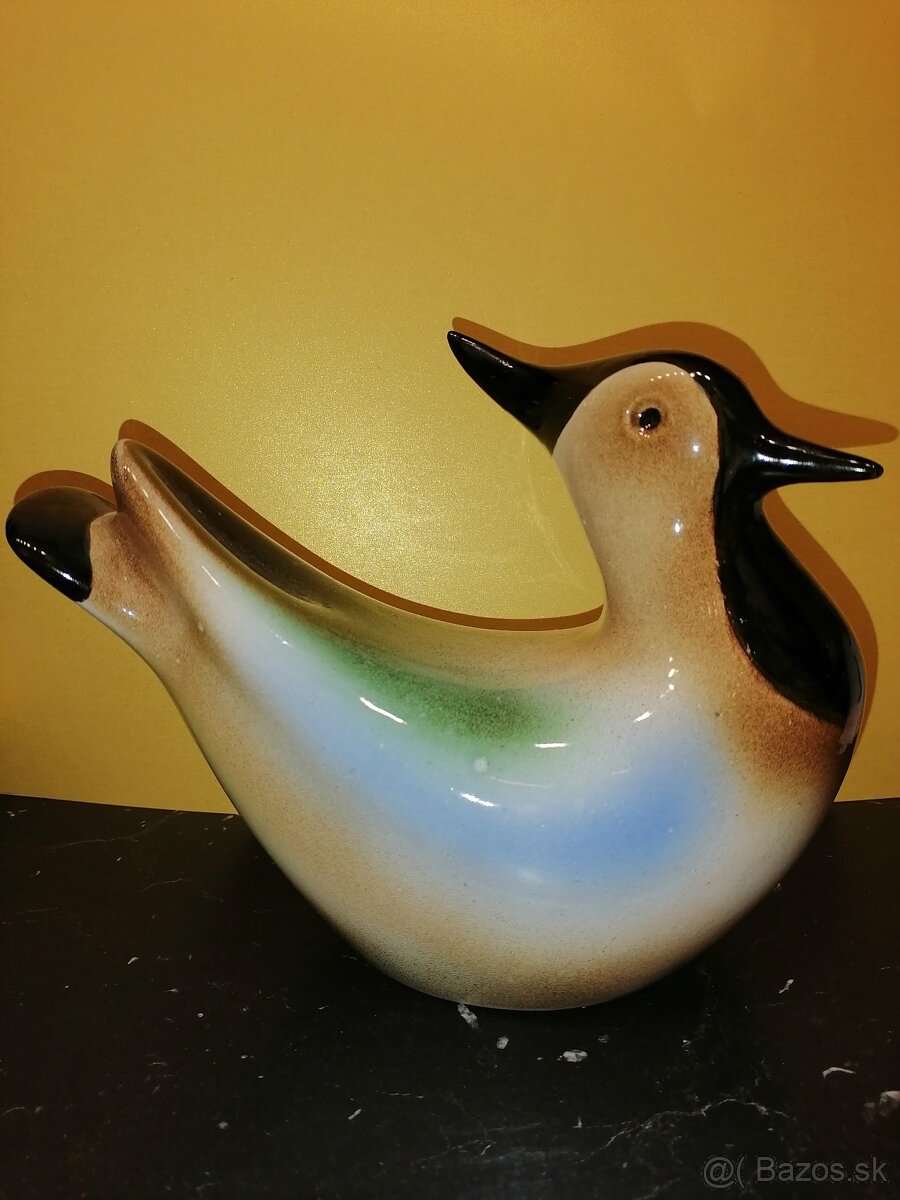 Keramický vták.