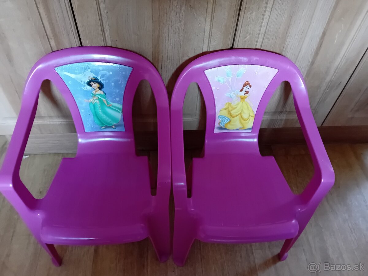 Plastové stoličky Disney