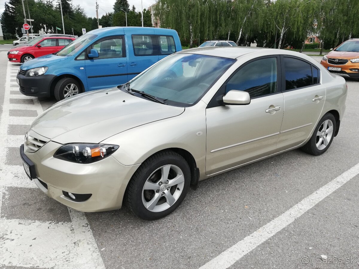 Predám Mazda 3 1,6 benzín 77Kw R.V. 2004 + LPG