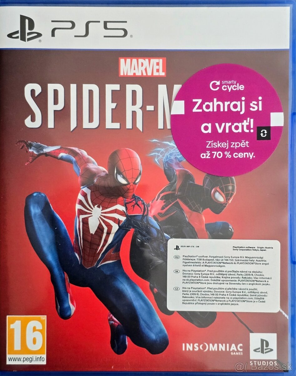 Spiderman 2 ps5 CZ