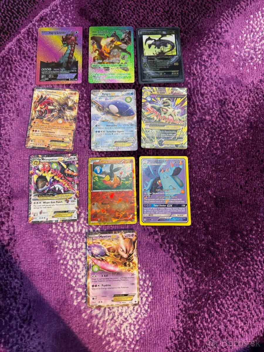 120 pokémon kartičiek