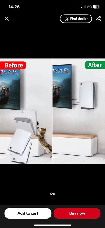 Drziak na stenu PS5