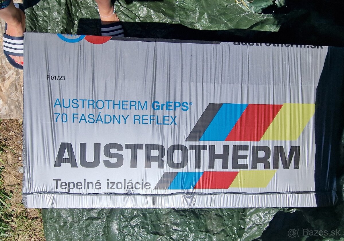 AUSTROTHERM sivý 13/16 cm hrúbka -fasádny polystyrén